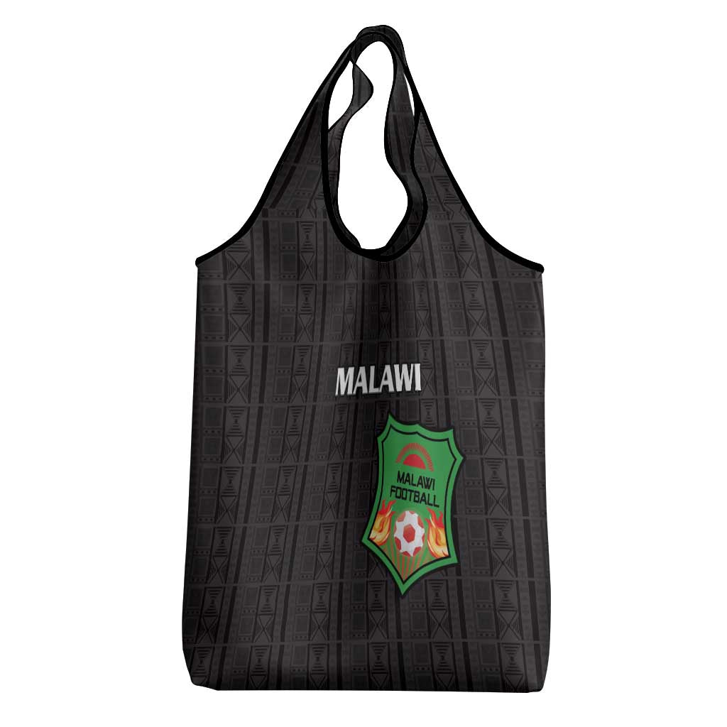 Malawi Football Grocery Bag Go Champions - Black - African Pride
