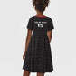 Custom Malawi Football Kid Short Sleeve Dress Go Champions - Black - African Pride
