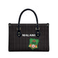Malawi Football Leather Bag Come On Flames - Black