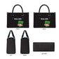 Malawi Football Leather Bag Come On Flames - Black