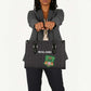 Malawi Football Leather Bag Come On Flames - Black