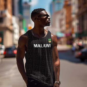 Custom Malawi Football Men Tank Top Go Champions - Black - African Pride