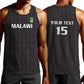 Custom Malawi Football Men Tank Top Go Champions - Black - African Pride