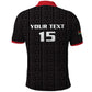 Custom Malawi Football Polo Shirt Go Champions - Black - African Pride