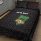 Malawi Football Quilt Bed Set Go Champions - Black - African Pride