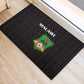 Malawi Football Rubber Doormat Go Champions - Black - African Pride