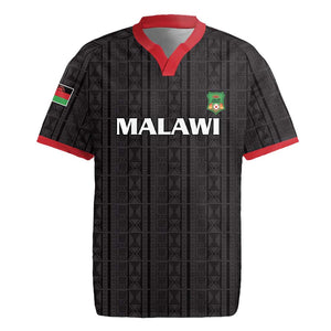 Custom Malawi Football Rugby Jersey Go Champions - Black - African Pride