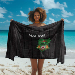 Malawi Football Sarong Go Champions - Black - African Pride