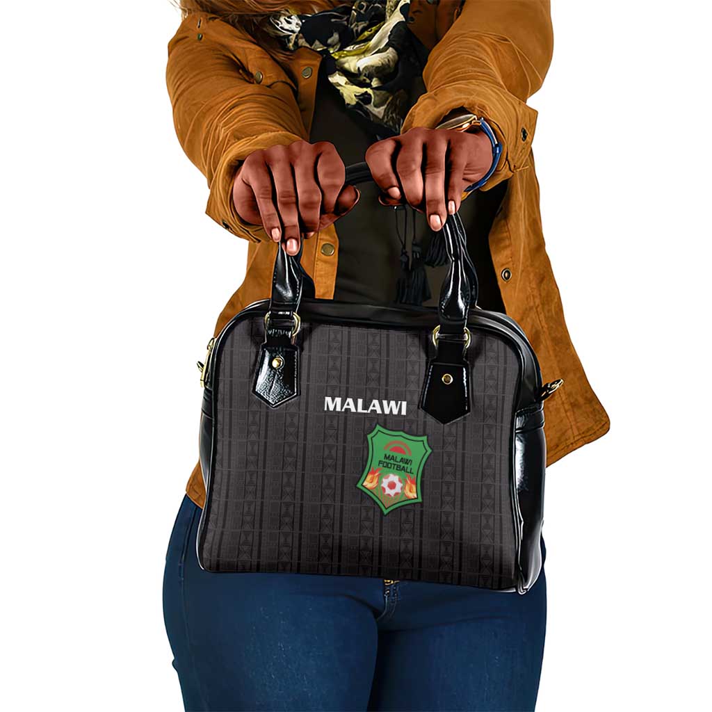 Malawi Football Shoulder Handbag Go Champions - Black - African Pride