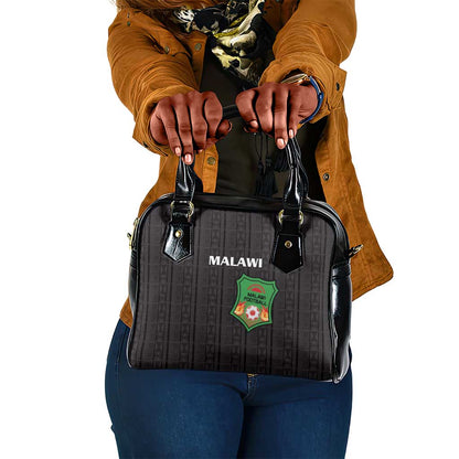 Malawi Football Shoulder Handbag Go Champions - Black - African Pride