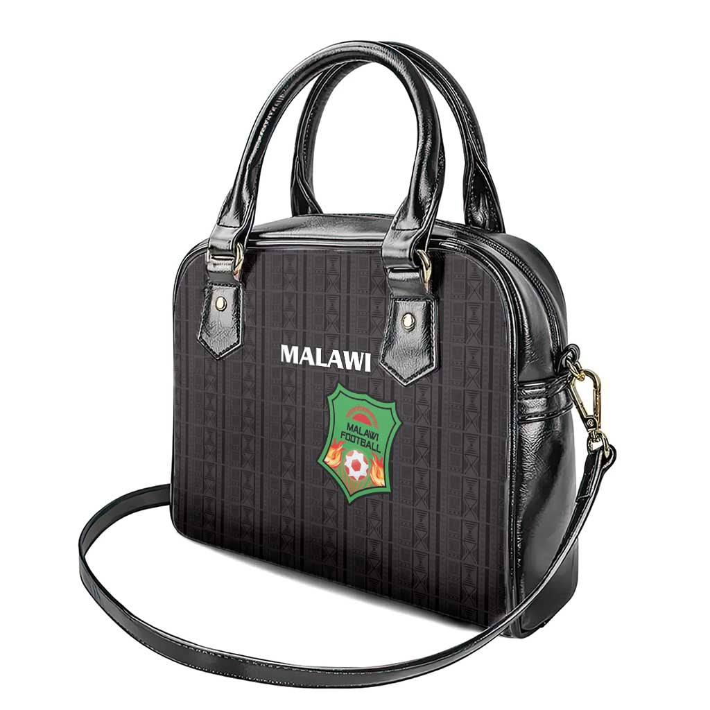 Malawi Football Shoulder Handbag Go Champions - Black - African Pride