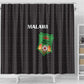 Malawi Football Shower Curtain Go Champions - Black - African Pride