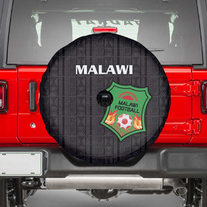 Malawi Football Spare Tire Cover Go Champions - Black - African Pride