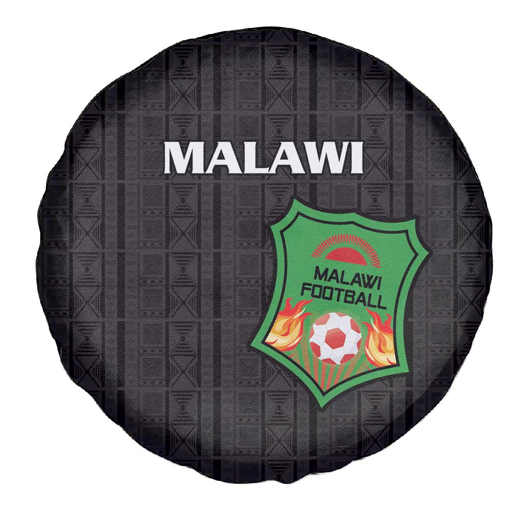 Malawi Football Spare Tire Cover Go Champions - Black - African Pride