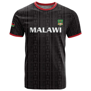 Custom Malawi Football T shirt Go Champions - Black - African Pride