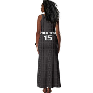 Custom Malawi Football Tank Maxi Dress Go Champions - Black - African Pride