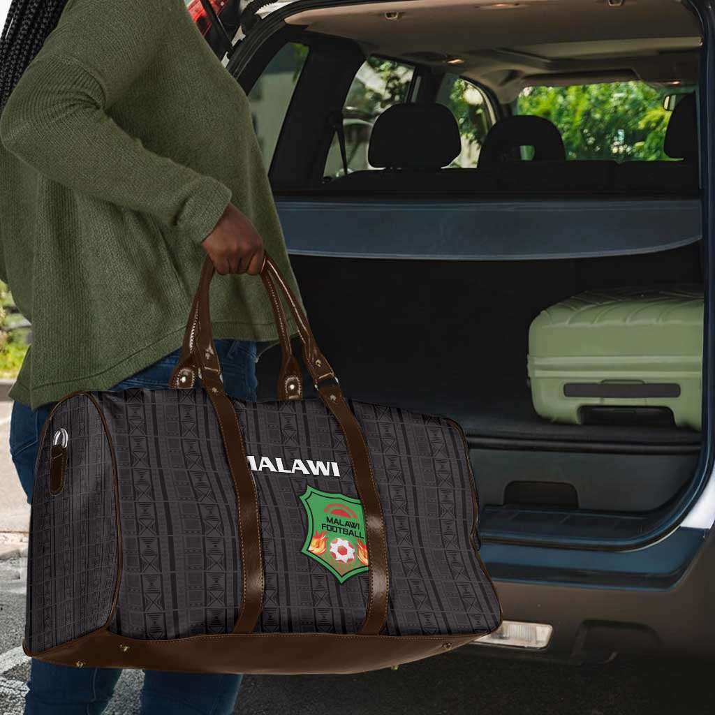 Malawi Football Travel Bag Come On Flames - Black