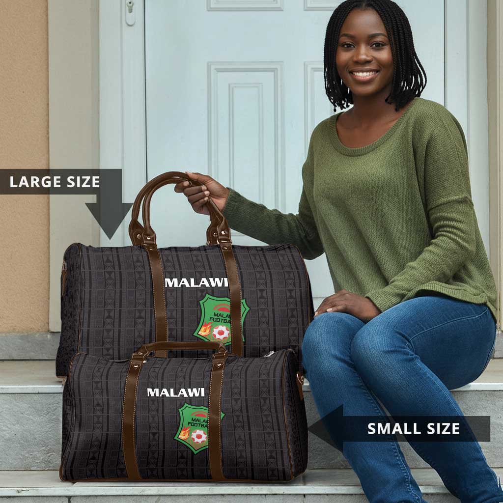 Malawi Football Travel Bag Come On Flames - Black