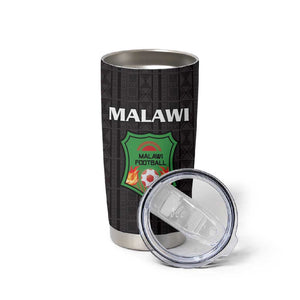 Custom Malawi Football Tumbler Cup Go Champions - Black - African Pride
