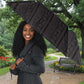 Malawi Football Umbrella Come On Flames - Black