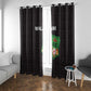 Malawi Football Window Curtain Go Champions - Black - African Pride
