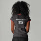 Custom Malawi Football Women V-Neck T-Shirt Go Champions - Black - African Pride