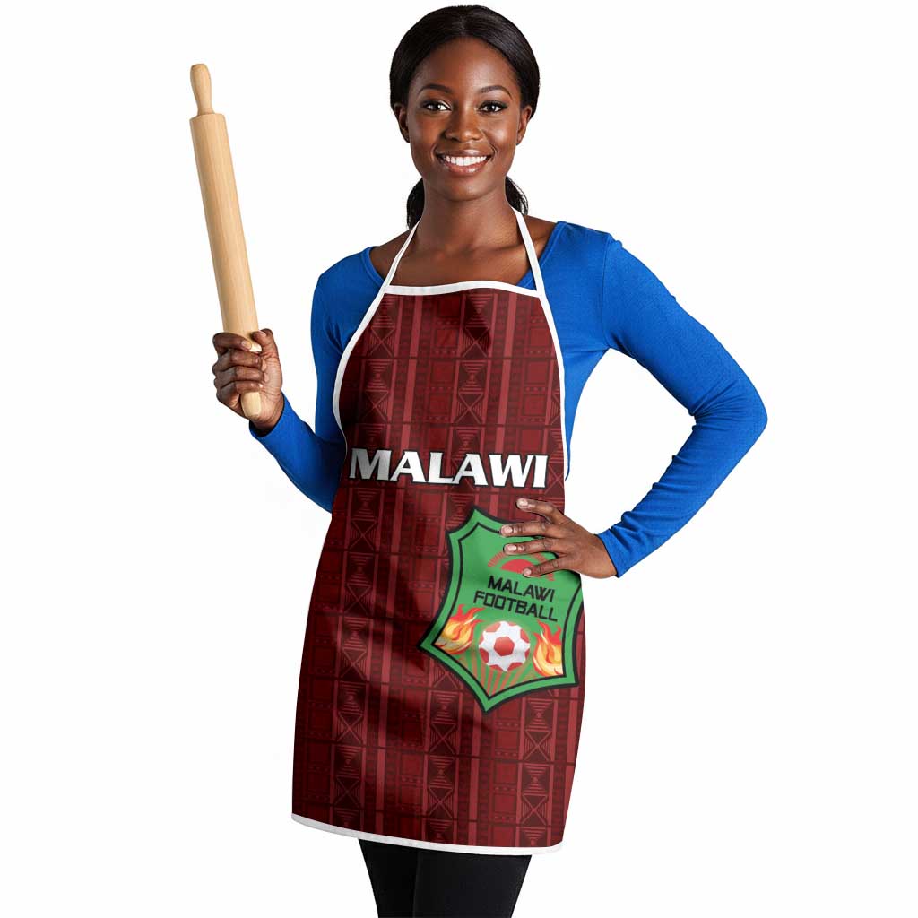 Malawi Football Apron Come On Flames - Red