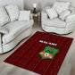 Malawi Football Area Rug Go Champions - Red - African Pride