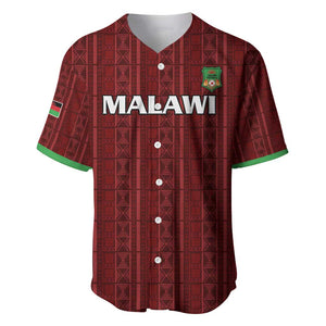 Custom Malawi Football Baseball Jersey Go Champions - Red - African Pride