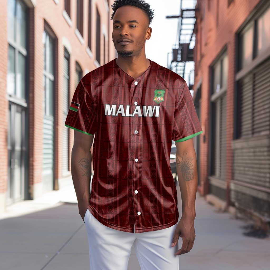 Custom Malawi Football Baseball Jersey Go Champions - Red - African Pride