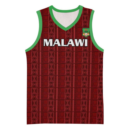 Custom Malawi Football Basketball Jersey Go Champions - Red - African Pride