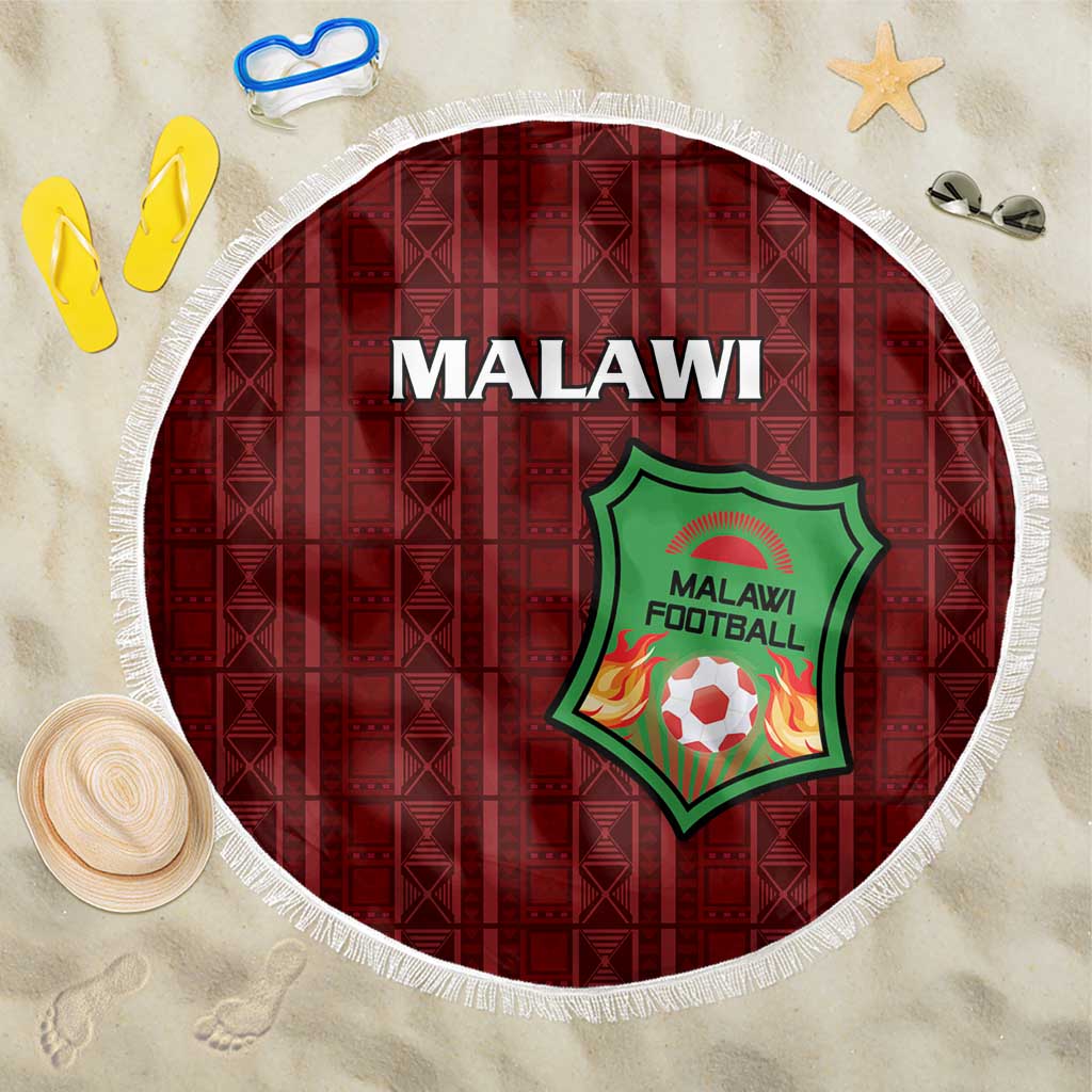 Malawi Football Beach Blanket Go Champions - Red - African Pride