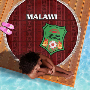Malawi Football Beach Blanket Go Champions - Red - African Pride