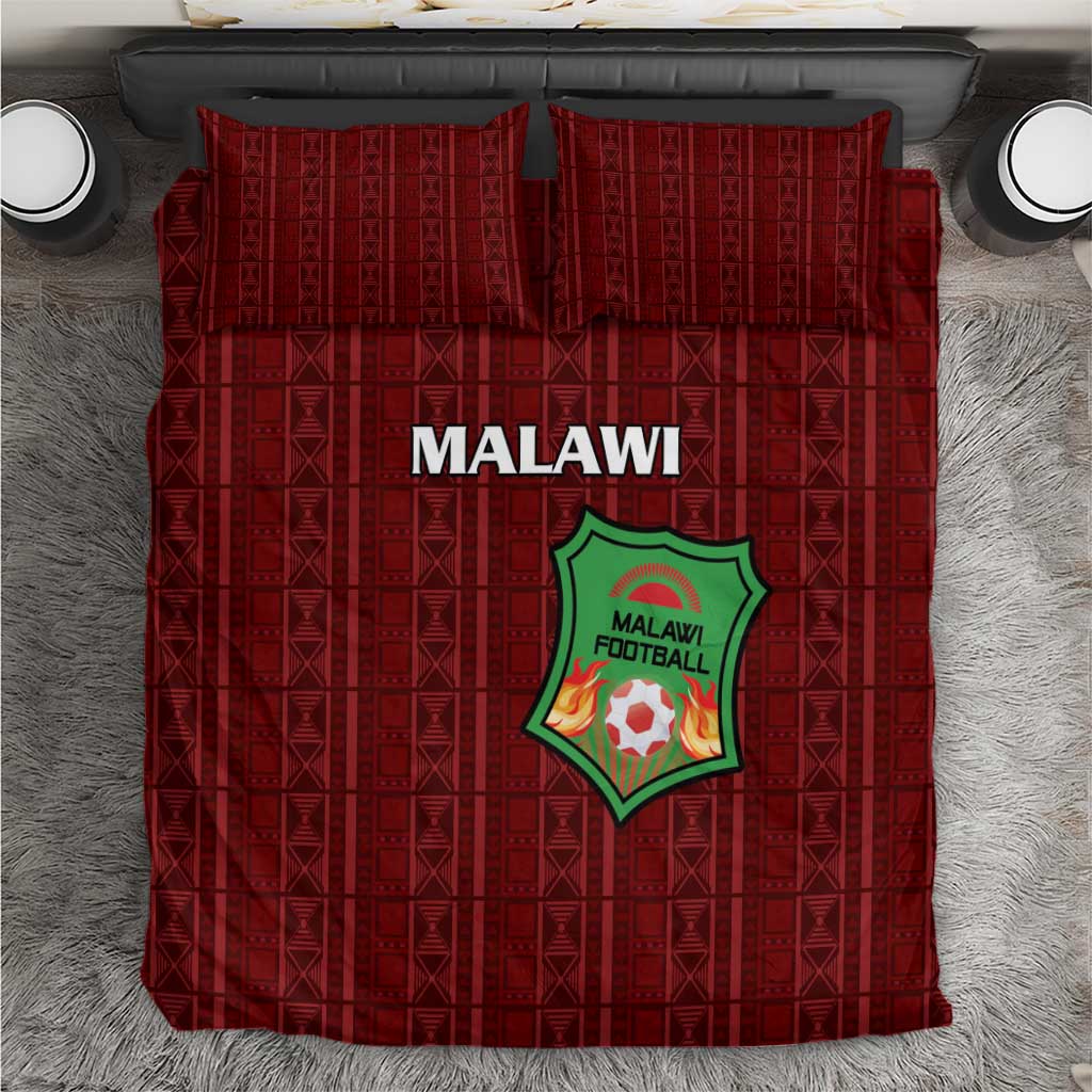 Malawi Football Bedding Set Go Champions - Red - African Pride