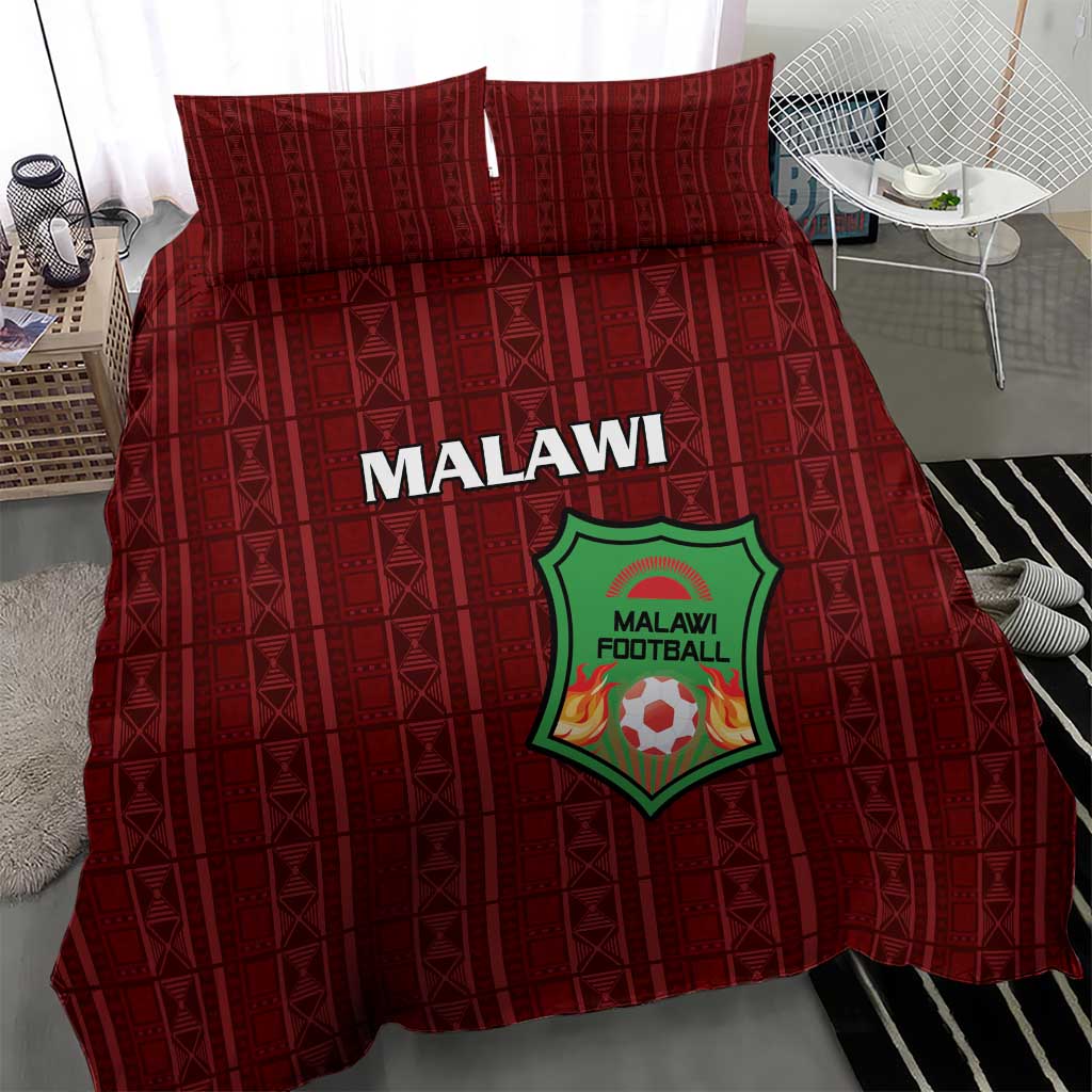 Malawi Football Bedding Set Go Champions - Red - African Pride