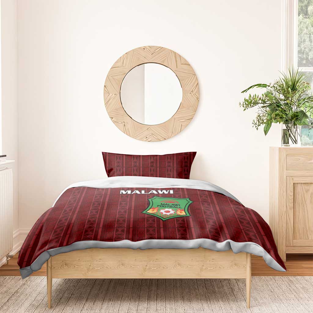 Malawi Football Bedding Set Go Champions - Red - African Pride