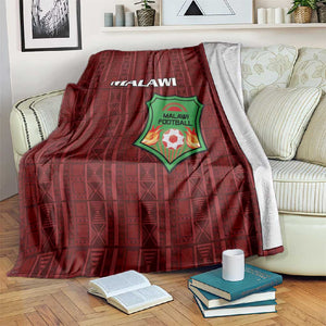 Malawi Football Blanket Go Champions - Red - African Pride