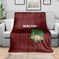Malawi Football Blanket Go Champions - Red - African Pride
