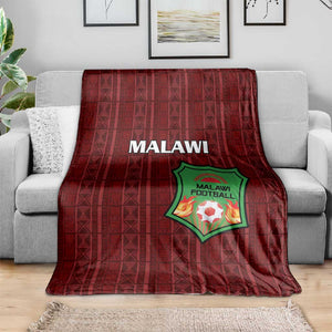 Malawi Football Blanket Go Champions - Red - African Pride