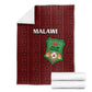 Malawi Football Blanket Go Champions - Red - African Pride