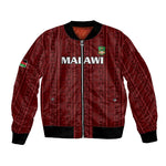 Custom Malawi Football Bomber Jacket Go Champions - Red - African Pride
