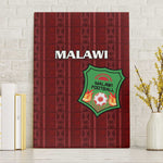 Malawi Football Canvas Wall Art Go Champions - Red - African Pride