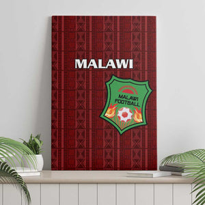 Malawi Football Canvas Wall Art Go Champions - Red - African Pride