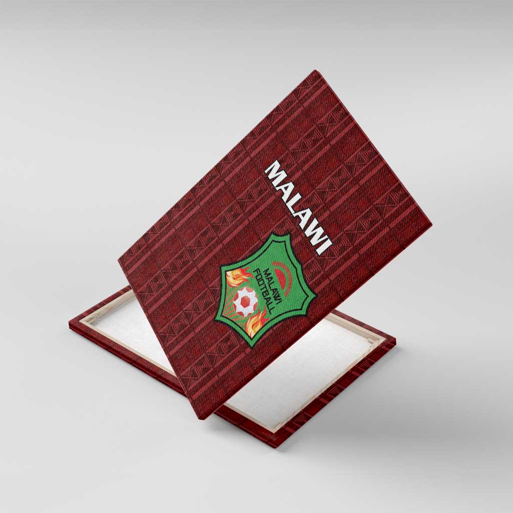 Malawi Football Canvas Wall Art Go Champions - Red - African Pride