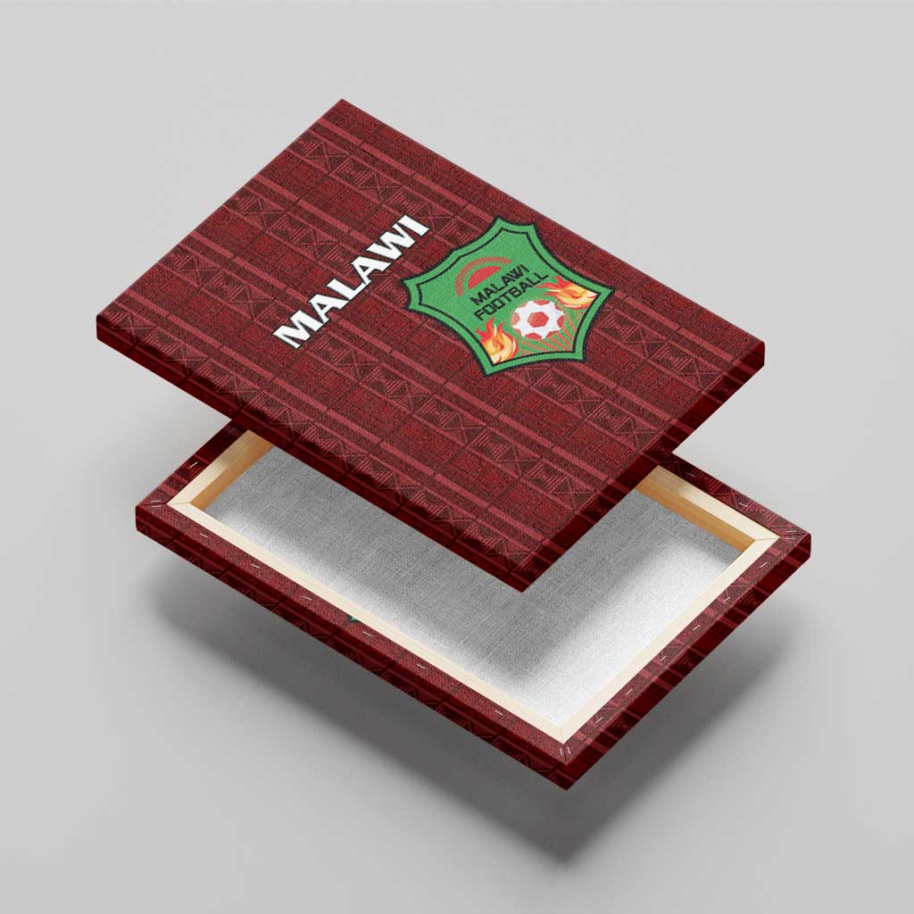Malawi Football Canvas Wall Art Go Champions - Red - African Pride