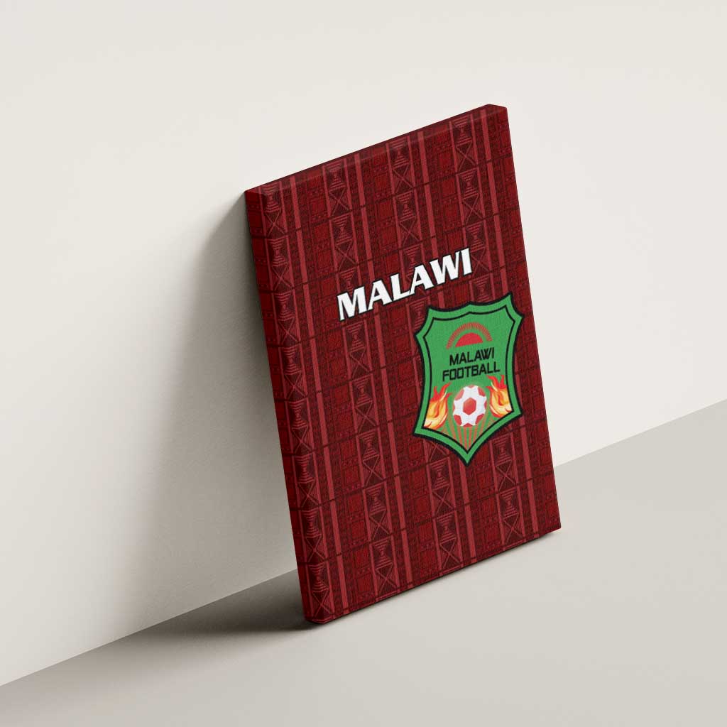 Malawi Football Canvas Wall Art Go Champions - Red - African Pride