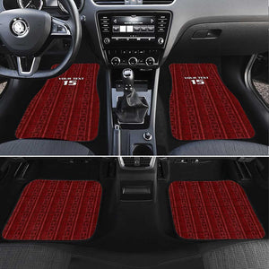 Malawi Football Car Mats Go Champions - Red - African Pride