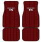 Malawi Football Car Mats Go Champions - Red - African Pride