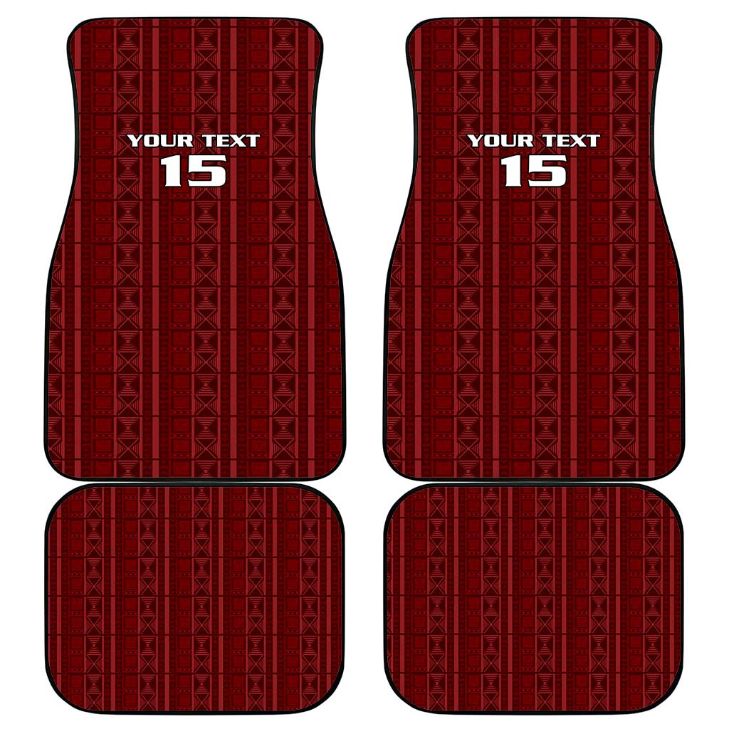 Malawi Football Car Mats Go Champions - Red - African Pride