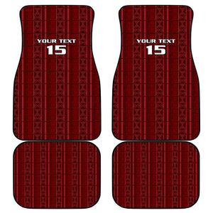 Malawi Football Car Mats Go Champions - Red - African Pride